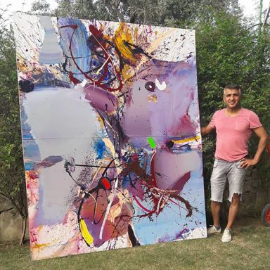 Orhan Cebrailoğlu "Diyalektik Soyutlamalar " kişisel sergi Medaş Sanat Galerisi